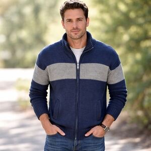 Coleman Fleece lined striped sweater XXL‎